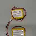3.6v 1000mAh Ni-CD Exit Sign Emergency Light Battery Pack Compatible with OSA107 PowerSonic A5289-1 DISON KRH-15/51 KRH15/51 JLEU9 (2-Pack)