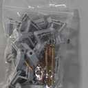 Aexit Wall Curtain Quality Parts Gypsum Board Hollow Expansion Pipe Screw Archor Bolt Plugs 30pcs Model:24as458qo135