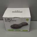 Smooth Triple Fusion 3-in-1 Back Massager Lumbar Pillow with Heat, Vibration & Traction Back Massager for Pain Relief DeepTissue.Relaxation Device for Home,Office,Car