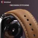 Wristitani 3 Pack Leather Bands Compatible With Apple Watch Bands 44mm 45mm 46mm 49mm 40mm 41mm 42mm for Men,Genuine Leather Replacement Straps for iWatch Ultra3/2/1 SE3/2/1 Series 11/10/9/8/7/6/5/4