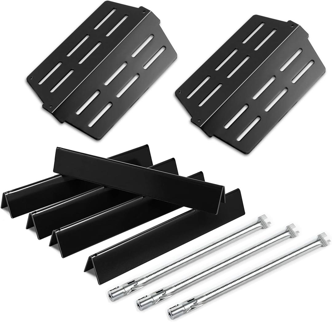 Genesis E-310 Replacement Grill Parts for Weber Genesis Replacement Part E-330 S-330 EP-330 S-310 EP-310 300 Series Flavorizer Bars Heat Deflector Burner Part 7620 7621 Flavor Bars 65505 62752 Burners