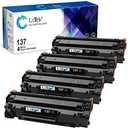 LxTek Compatible Toner Cartridge Replacement for Canon 137 Toner Cartridge CRG137 CRG 137 to use with ImageClass D570 MF236n MF232w MF216n MF244dw MF242dw MF232w(4 Pack, Black)
