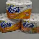 3 x Scott ComfortPlus Toilet Paper, 12 Double Rolls, 231 Sheets per Roll, Septic-Safe, 1-Ply Toilet Tissue