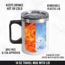 Nurses Week Gifts : 14 oz Travel Coffee Mug with Lid, Nurse Week, Funny Nurse Gifts for Women, Nurse Gift, Cool Gifts for Nurses, Funny Coffee Mug, Nurses Gifts, Travel Mug, Nurse Cup "Call the Shots"