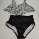 Edelqual Tankini Swimsuits for Women High Waisted Bikini Sets Plus Size Two Piece Bathing Suits Tummy Control Swimwear M