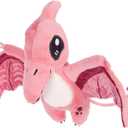 TCBunny Baby Dinosaur 14" Stuffed Animal Plush Toy, Kid's Gifts for Boys, Girls, Birthday, Valentine, Christmas (Pterosauria - Pink)