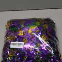 50 Feet Mardi Gras Decorations Glitter Tinsel Garland Purple Green Gold Metallic Streamers Sparkling Glittering Hanging Decoration for Mardi Gras Indoor Outdoor Home Party Decor