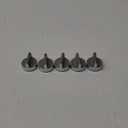 TOMOON 2025 Upgraded W10766544 Gas Stove Knobs Replacements for Whirl.Pool Range Oven WFG540H0ES0 10430807 W10676228 4248219 AP5958476 PS10067059 EAP10067059-Stainless Steel Oven Knobs-5 Pack