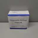 100 Pcs -2.5ml Luer lock Syringe with 23ga (25mm) Needle, Individually Packaging Disposable Plastic Syringes and Needles for Scientific Labs, Industrial, Animal and Pet Supplies