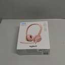 Logitech H390 Gaming Headphones, Wired Headphones with Mic, USB Headset with Microphone for PC, Noise Cancelling Microphone for Video Meetings, Music, Gaming - Rose (1 Pack)