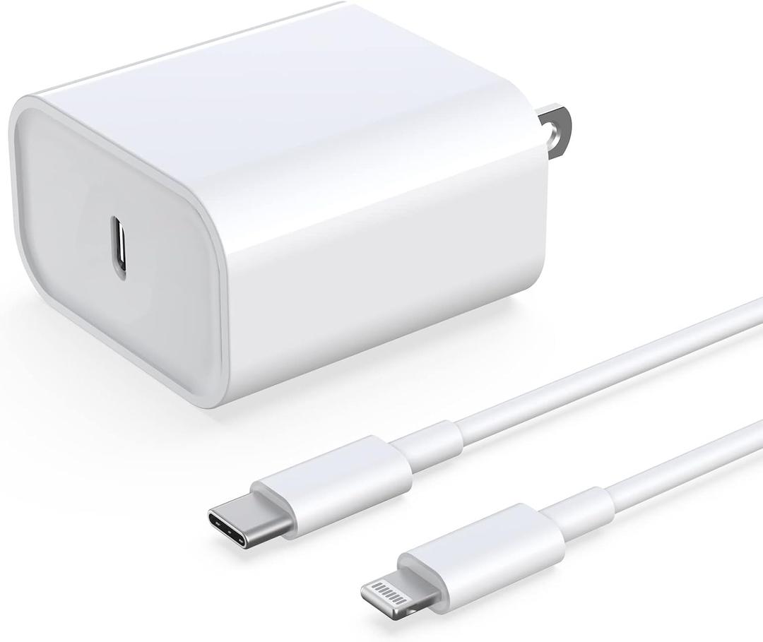 DABUSTAR for iPhone Fast Charger, 33W USB C PD Wall Charger Block Plug with[MFi Certified]6ft Type C to Lightning Cable Quick Charging Data Sync Cord for iPhone14 13 12 11 Pro Max Mini Xs Xr iPad Air