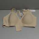 OEAK Womens Deep V Bras Wireless Comfortable Bra Supportive No Underwire Bras Tshirt Push Up Bralettes Plunge Seamless Bra (Medium, Skin Color)