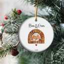 Bun in The Oven Christmas Ornament 2025  We're Expecting Pregnancy Announcement Holiday Keepsake for Parents-to-Be (T11)