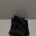 YCOLL Black 12x20 Pillow Cover Set of 2 Velvet Striped Pattern - Soft Throw Pillows for Home Decor, Luxury Decorative Pillow Covers for Couch, Bed,Living Room