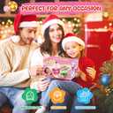 Craft Kits for Girls 4-8 Year Old, Christmas Gift for Grandkids, Arts and Crafts for Kids Ages 8-12 4-8 4-6, DIY Flower Making Kit for Kids, Birthday Gifts for Girls Toys Age 3 4 5 6 7 8 Year Old (RED)