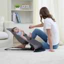 Fabric seat for Bouncer Belltop Compatible with BabyBjrn Bouncer: Soft & Bliss. Cover for Baby Bouncer (seat): Hypoallergenic & Breathable. Seat for Baby Swing: Ergonomic (Grey)