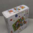 Marble Run for Kids Ages 4-8 145 PCS Dinosaur Giraffe Building Blocks with 10 Marbles Slide Dino Smooth Edges Design Works with Large Brick Toys STEM Track Toys Creative Gift for Boys Girls