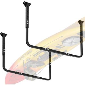 Colinktool Adjustable Ceiling Storage Racks, Overhead Storage Bracket, Heavy-Duty Shelves, 33 in. x 34 in, 200lbs Weight Capacity for Garage