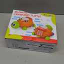 Letapapa Baby Toys 6 to 12 Months, Musical Turtle Baby Toys for 12-18 Months, Crawling Toy with Light & Sound, Educational Toy Birthday Gift for Baby Infant 3-6 7 8 9 10 Months 1 2 Year Old Toddlers (Orange)