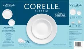 Corelle® Winter Frost White Dinnerware Set