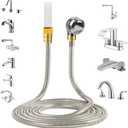 Faucet Hoses:Quick ConnectionNo Need Tools,Sink Hose,Bathing The Dog