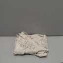 jinchan Ruffled Floral Valance Curtain Shabbychic Linen Window Valance 18 Inch Farmhouse Rustic Window Treatment for Kitchen Bedroom Living Room Rod Pocket 1 Panel Taupe on Linen