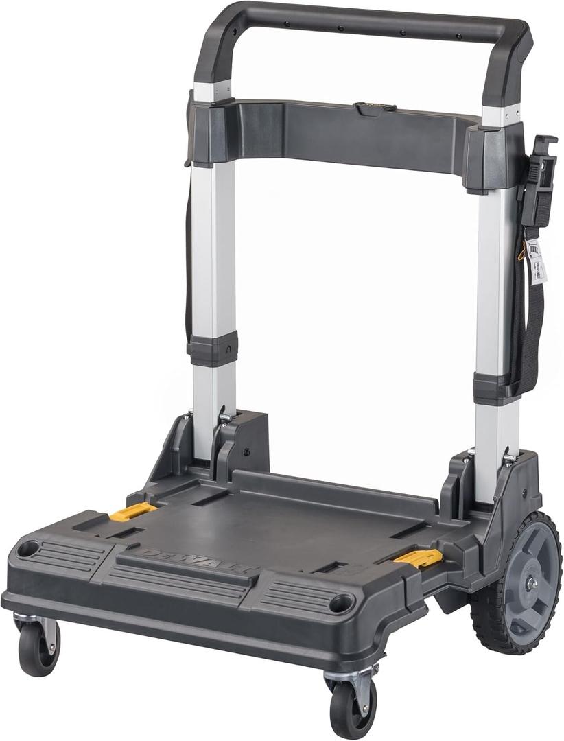 DEWALT TSTAK Trolley Cart with Handle, Swivel 360, Capacity of Up to 200 lbs (DWST17888)