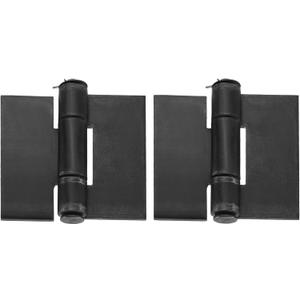 uxcell 2 Pack Heavy Duty Weldable Hinges, 5.43" x 5.2" x 0.26" Weld on Butt Hinge Corrosion and Rust Resistant Folding Metal Gate Hinges for Trailer Doors