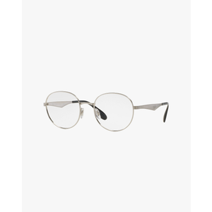 Ray-Ban RX6343 - 2595 Eyeglasses Silver Frame 47mm w/ Clear Demo Lens Ray-Ban RX6343 - 2595 Eyeglasses Silver Frame 47mm w/ Clear Demo Lens