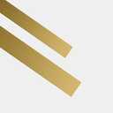 30ft Metallic Decor Trim Flexible Molding Trim Self Adhesive Wardrobe Wall Trim Vibrant Mirror Like Wall Ceiling Floor Cabinet Tile Edge Moulding, Basebo (Size: Width 1.5cm/0.6inch, Color: Brushed gold) 