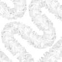 70 Ft Christmas Tinsel Garland Metallic Tinsel Twist Garland Glitter Christmas Tree Hanging Decorations for New Year Party Birthday Holiday Indoor Outdoor Supplies (White)