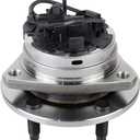 MACEL 513214 Front Wheel Hub Bearing Assembly Compatible with 04-12 Chevy Malibu, 08-10 Cobalt HHR, Cobalt, 05-10 Pontiac G6, 07-09 Saturn Aura 5 Lugs w/ABS