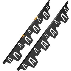 Stove Gap Covers Stainless Steel, 2 Pack Upgraded Stove Gap Filler for Gap Between Stove and Counter, Range Trim Kit Fits Up to 26 Inch & 0.6 Inch Width, Stove Counter Gap Cover