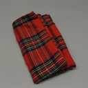 AQOTHES Pack of 2 Christmas Plaid Decorative Throw Pillow Covers Scottish Tartan Cushion Case for Farmhouse Home Holiday Decor Red and Green, 20 x 20 Inches