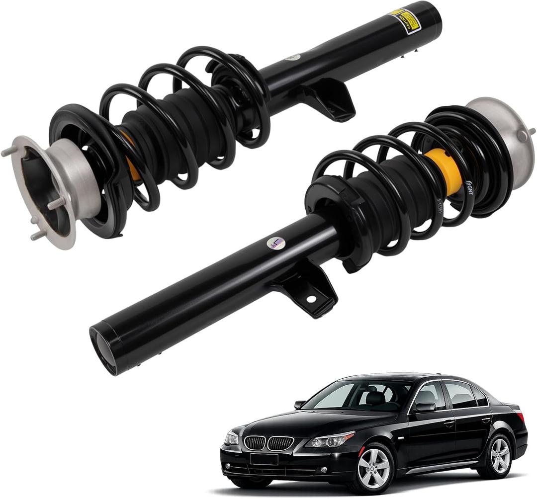 2 PCS Front Shock Strut Assembly Compatible with BMW E60 525xi 530xi 528i 535i Xdrive 2006 2007 2008 2009 2010-31316786517 31316786518