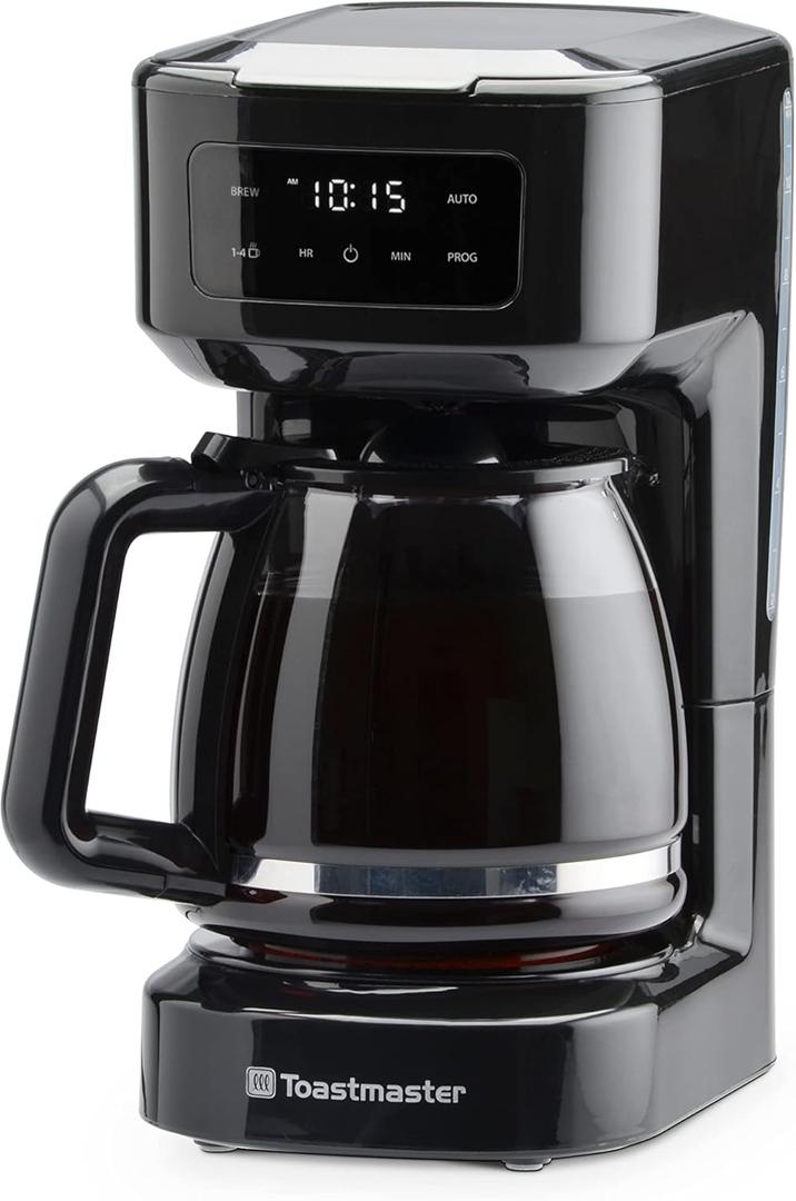 Toastmaster 12-Cup Digital Touchscreen Drip Coffee Maker, Black, TM-131CM