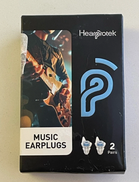 Hearprotek Concert Ear Plugs, 2Pairs Reusable high Fidelity Musician Ear Plugs for Concerts Loud Music-Noise Reduction Ear Protection earplugs for Rave,Festival,Music,Tinnitus Relief (Blue)