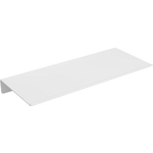 Danpoo 8 inch White Small Floating Shelf for Wall Organizer & Storage, Mini Display Shelf, Metal Wall Shelf for Bathroom, Living Room, Kitchen, Bedroom