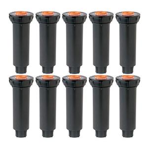 Rain Bird 1800 Series Pop-Up Sprinklers 9 PACK - Nozzles NOT included - RainBird 4" 1804 model pop up irrigation sprinkler for lawn, yard, garden, planter beds