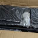 Sweetcrispy 10 Drawer Fabric Dresser Storage Tower with Bins, Tall Chest Organizer for Bedroom Closet Hallway, Steel Frame Wood Top Easy Pull Handles,Black