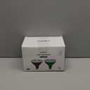 EDISHINE Christmas Decorations PAR38 Red & Green LED Flood Light Bulbs Outdoor, Dimmable LED Light Bulb, 18W(120W Equivalent), Outdoor Weatherproof Light Bulb for Christmas, E26 Base, 2 Pack