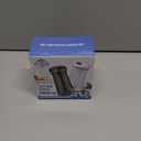 The Original Salt and Pepper Shakers set - Black & White - Spice Dispenser with Adjustable Pour Holes - Stainless Steel & Glass - Set of 2 Bottles