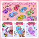 6 x Pinkcow Valentines Day Gifts for Kids Classroom - Valentines Cards with Shoe Charms Bulk for Toddler Class School Exchange Gift - Valentines Kids Party Favors for Boys Girls - 28 Pack