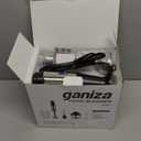 Ganiza Immersion Blender 5 in 1 Hand Blender Max 1000W Heavy Duty Motor, 16 Speed Mode Handheld Blender Stainless Steel Blade With 800ml Mixing Beaker, 600ml Chopper, Whisk and Milk Frother