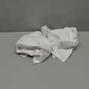 TAOSON Set of 2, 100% Cotton Soft Square Decorative Throw Pillow Protector Covers Sofa Solid Colors Couch Cushion Covers Pillow Cases with Hidden Zipper Only Cover No Insert - White 20 x 20 inch