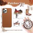 Western Embroidered Iron On Patches for Hats: Meneng 45Pcs Cowboy Sew On Applique Patches for Jackets Backpacks Clothing - Vintage Embroidery Patch for DIY Accessories