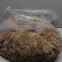 Calming Donut Dogs Beds for Small Dogs Washable,23inch Plush Round Pet Bed for Cozy Sleep,Fluffy Faux Fur Large Cat Bed,Fits up to 25 lbs Pets,Camel (Brown)