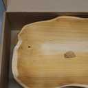 BTEOBFY Handmade Cedar Wooden Fruit Bowl & Basket - Solid Wood Kitchen Counter Organizer for Fruits, Vegetables Display - Rustic Farmhouse Decor with Artisan Carving (15x2.36x2.7 Inch)