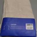 Cream Linen Back Tab Curtains 84 Inch Length for Living Room 2 Panel Set Neutral Modern Farmhouse Window Privacy Semi Sheer Linen Drapes Rustic Pinch Pleated Look Curtain Natural Ivory Colored