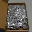 Lyrow 24 Pack Disco Ball Party Favors Sequin Bulk Hair Scrunchies Silver Shiny Glitter Sparkle Disco Metallic Accessories for 80s 90s Gift Birthday Western Bridal Shower Bachelorette (Silver)